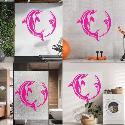 Wall Stickers Ocean Marine Dolphin Sea Animal Window Decals