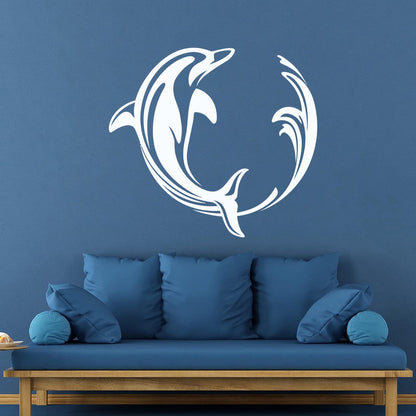 Wall Stickers Ocean Marine Dolphin Sea Animal Window Decals