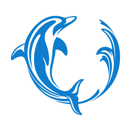 Wall Stickers Ocean Marine Dolphin Sea Animal Window Decals