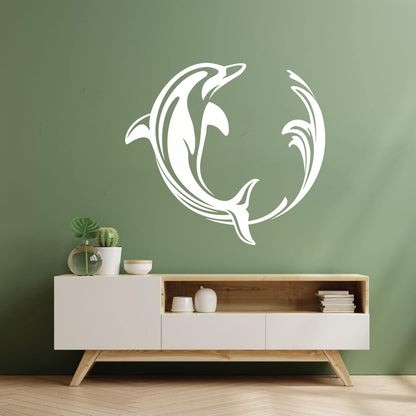 Wall Stickers Ocean Marine Dolphin Sea Animal Window Decals