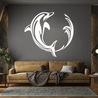 Wall Stickers Ocean Marine Dolphin Sea Animal Window Decals