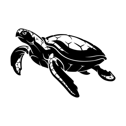 Wall Decals Pvc Ocean Sea Turtle Animal Maritime Beach Style Self Adhesive