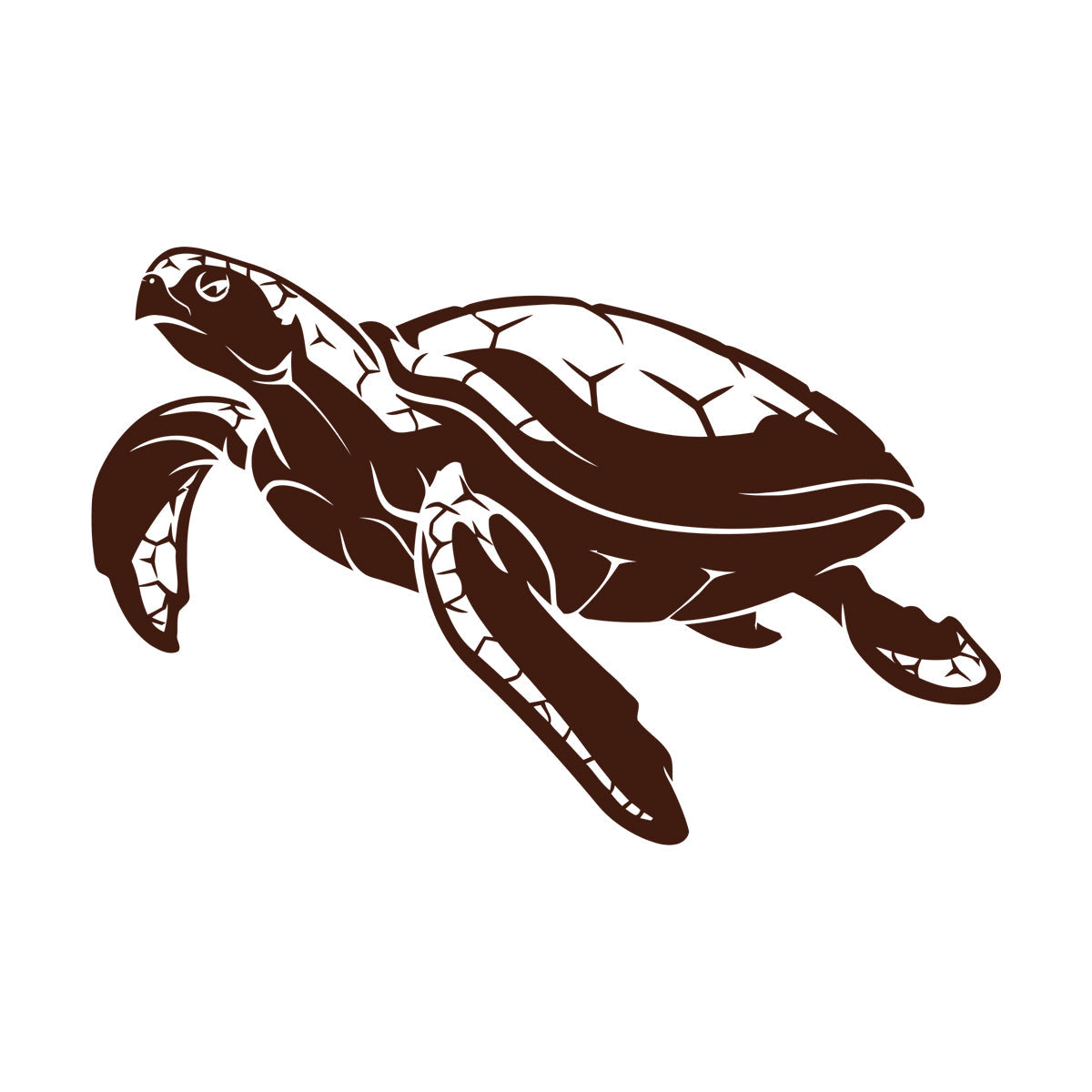 Wall Decals Pvc Ocean Sea Turtle Animal Maritime Beach Style Self Adhesive