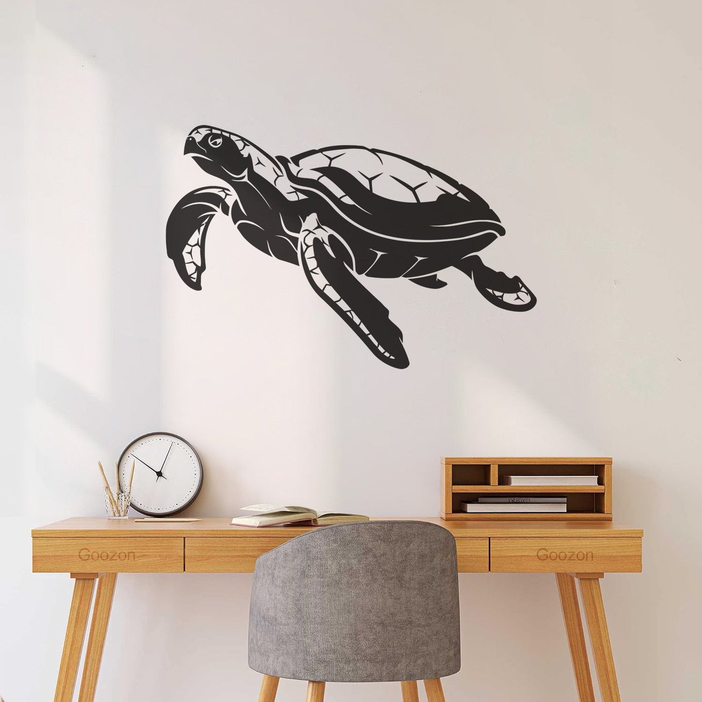 Wall Decals Pvc Ocean Sea Turtle Animal Maritime Beach Style Self Adhesive