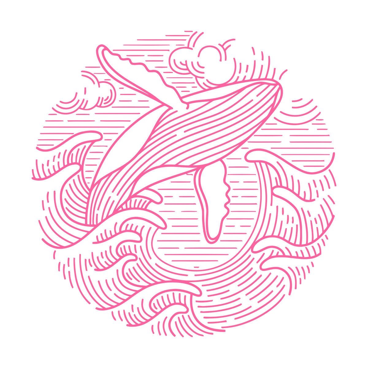 Wall Decals Paster Paper Ocean Waves Sea Animal Whale Ation Multi Color Selection