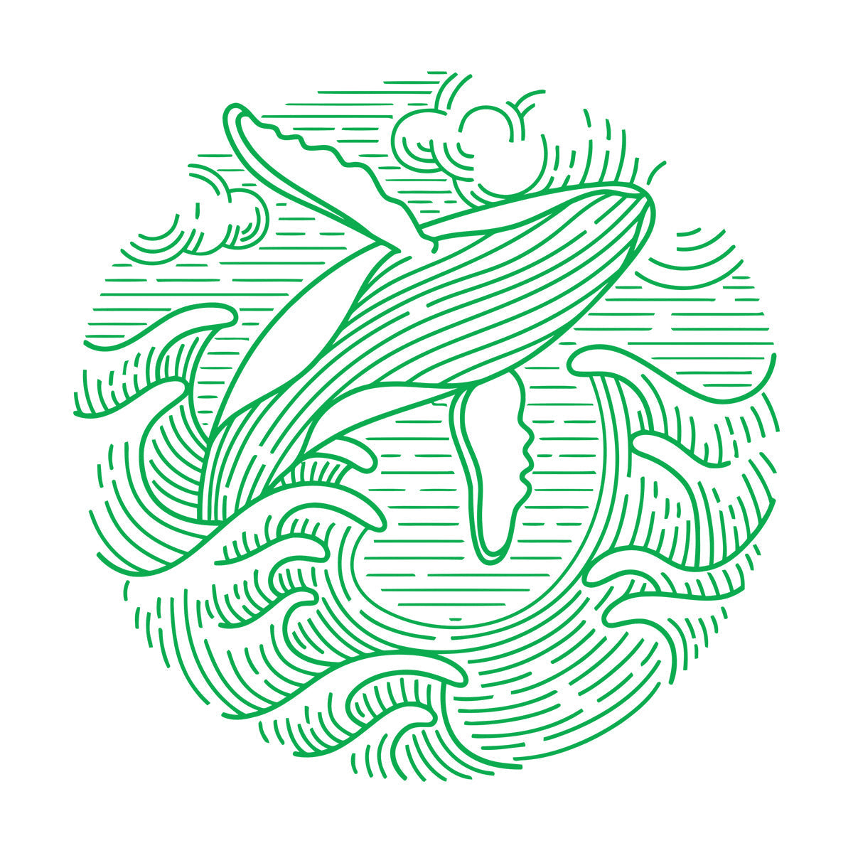 Wall Decals Paster Paper Ocean Waves Sea Animal Whale Ation Multi Color Selection