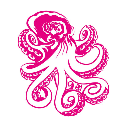 Wall Decals Octopus Ocean Sea Marine Animal Easy Installation