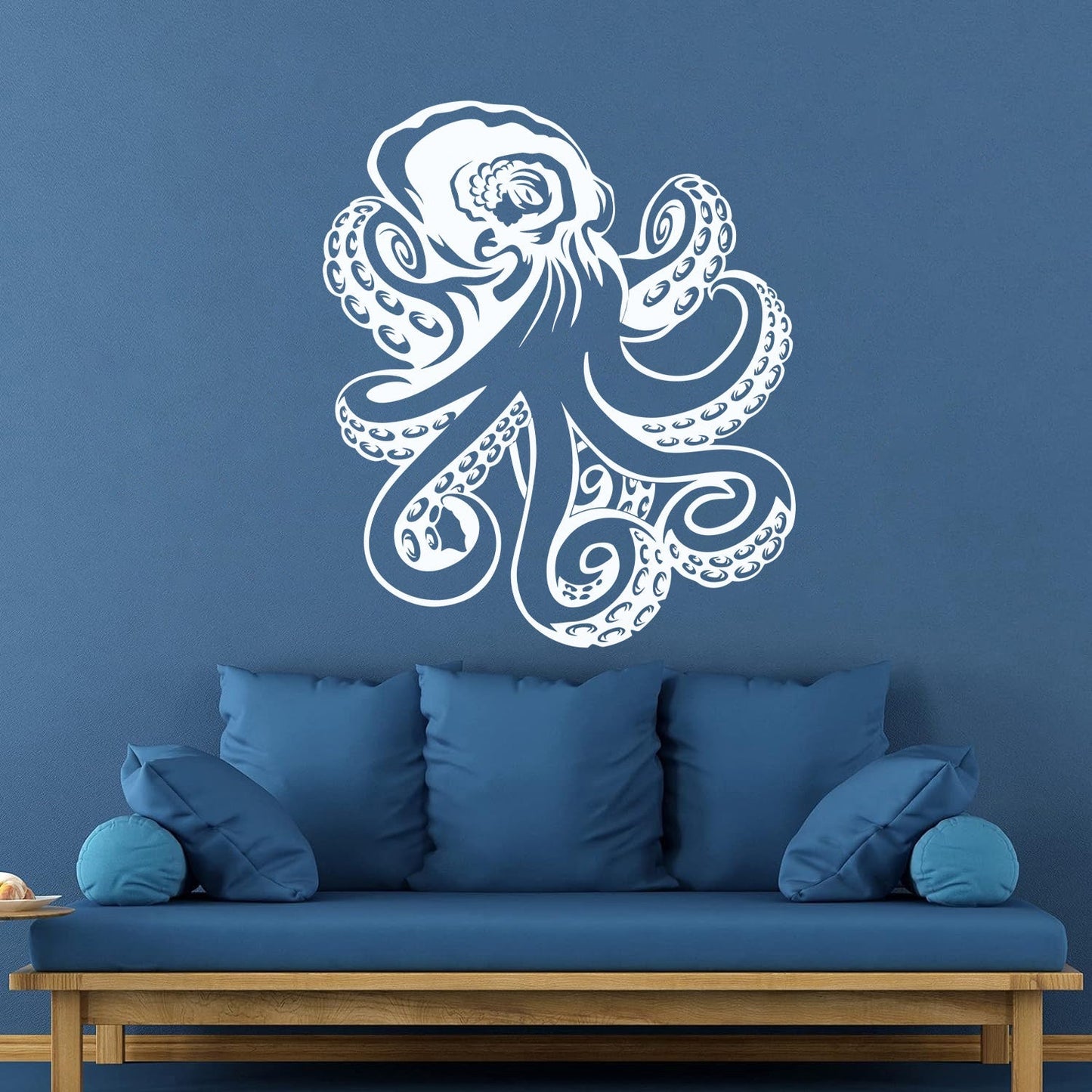 Wall Decals Octopus Ocean Sea Marine Animal Easy Installation