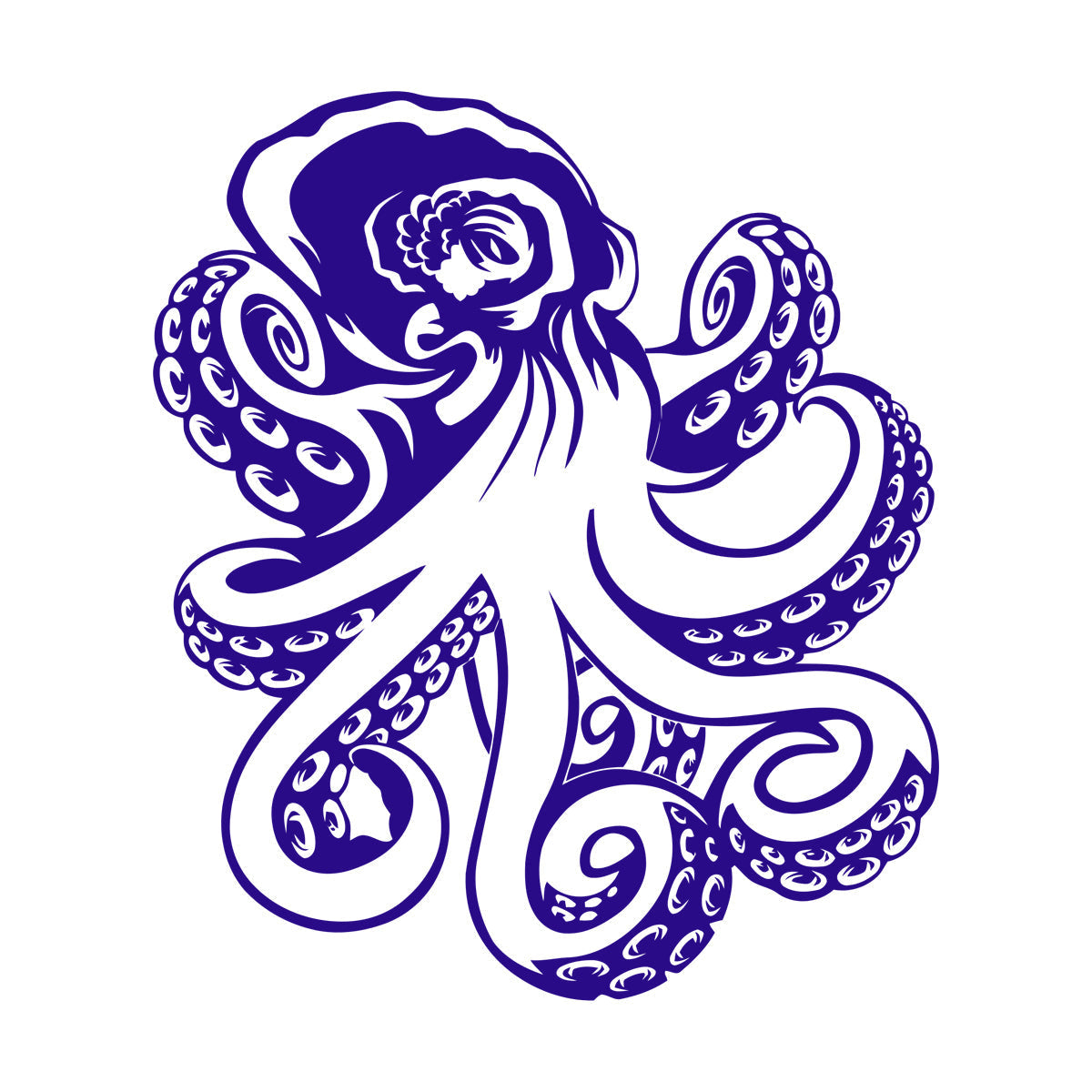 Wall Decals Octopus Ocean Sea Marine Animal Easy Installation