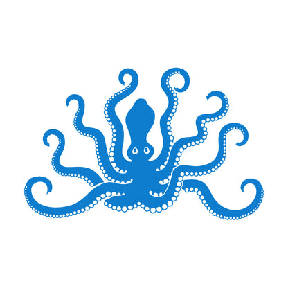Fine Carving Stickers Octopus Ocean Marine Sea Animal Bathroom Can Modify And Add Information