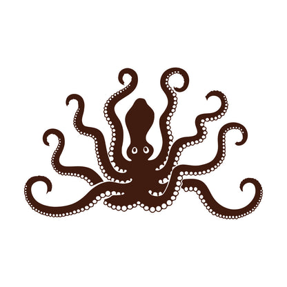 Fine Carving Stickers Octopus Ocean Marine Sea Animal Bathroom Can Modify And Add Information