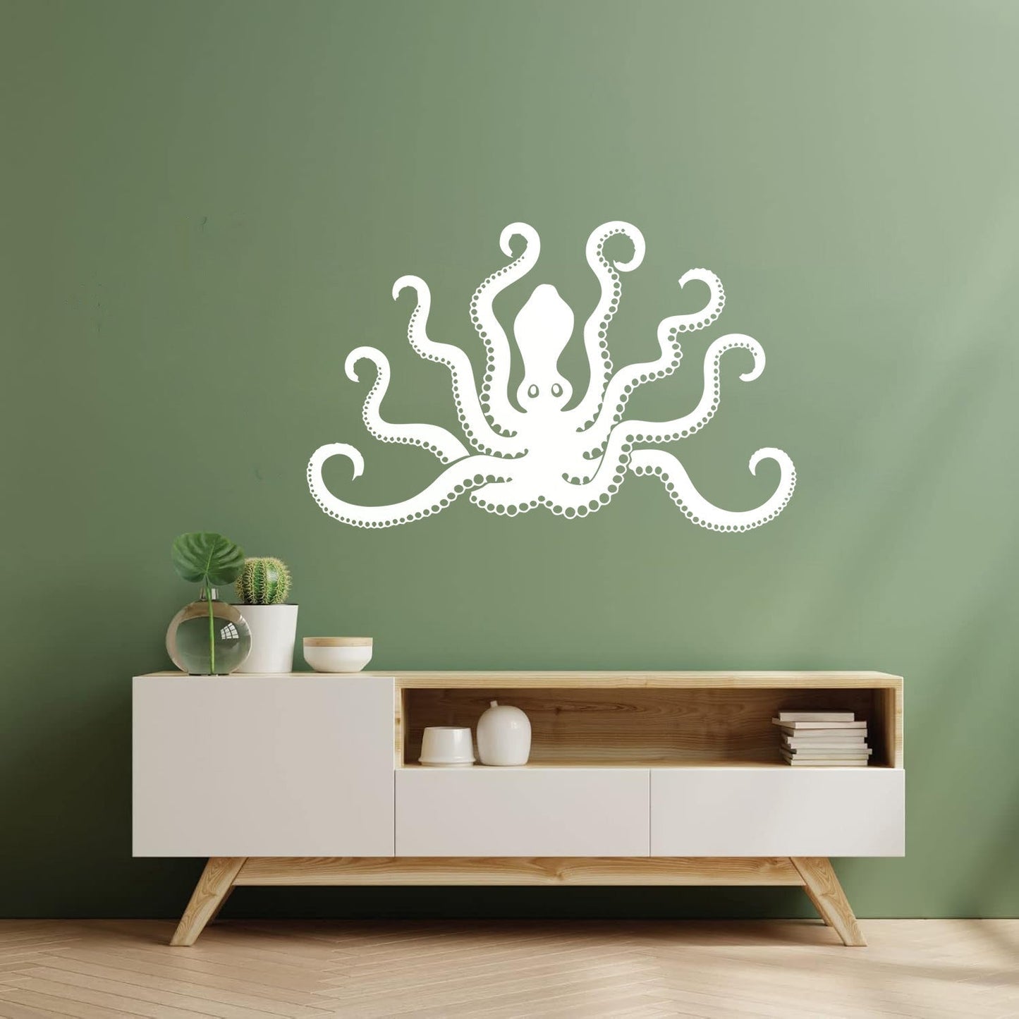 Fine Carving Stickers Octopus Ocean Marine Sea Animal Bathroom Can Modify And Add Information