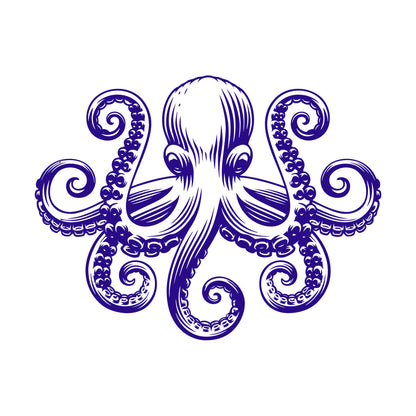 Wall Stickers Octopus Ocean Marine Sea Animal Bathroom Art Decoration