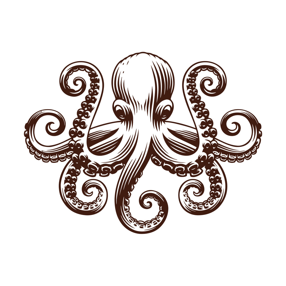 Wall Stickers Octopus Ocean Marine Sea Animal Bathroom Art Decoration