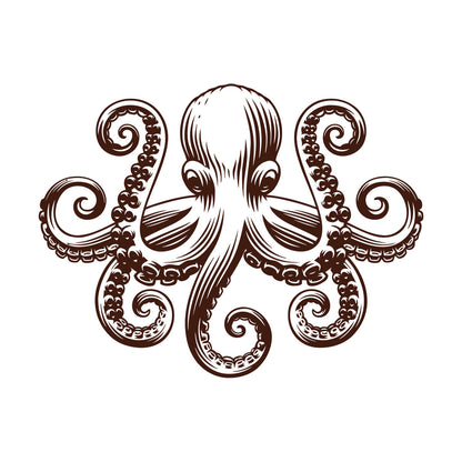 Wall Stickers Octopus Ocean Marine Sea Animal Bathroom Art Decoration