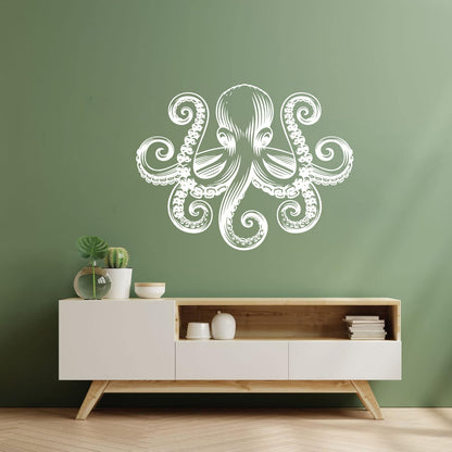 Wall Stickers Octopus Ocean Marine Sea Animal Bathroom Art Decoration