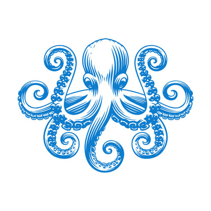 Wall Stickers Octopus Ocean Marine Sea Animal Bathroom Art Decoration