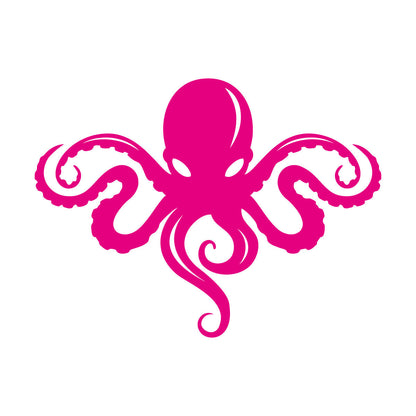 Octopus Ocean Sea Monster Beast Animal Engraving Stickers Window Decals