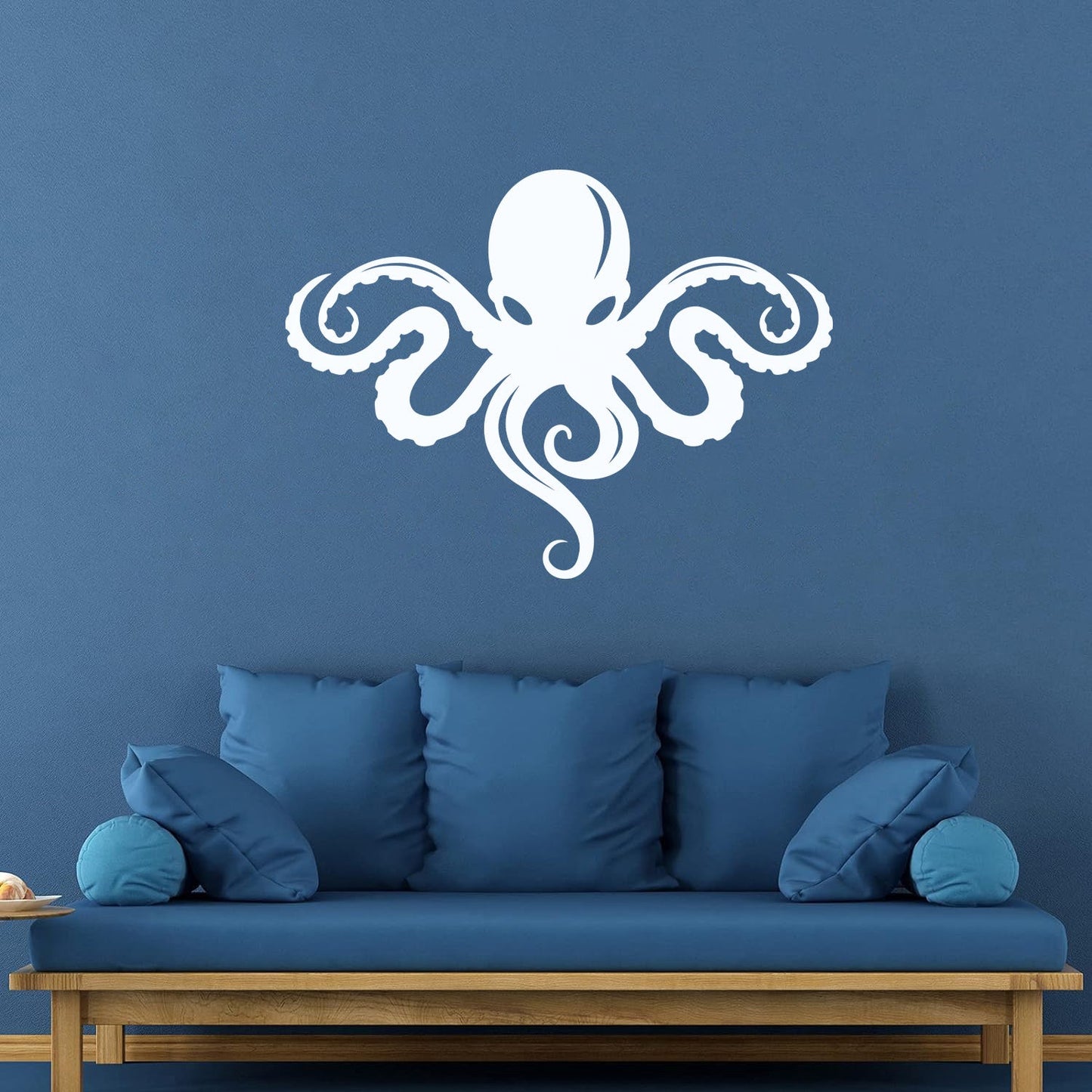 Octopus Ocean Sea Monster Beast Animal Engraving Stickers Window Decals