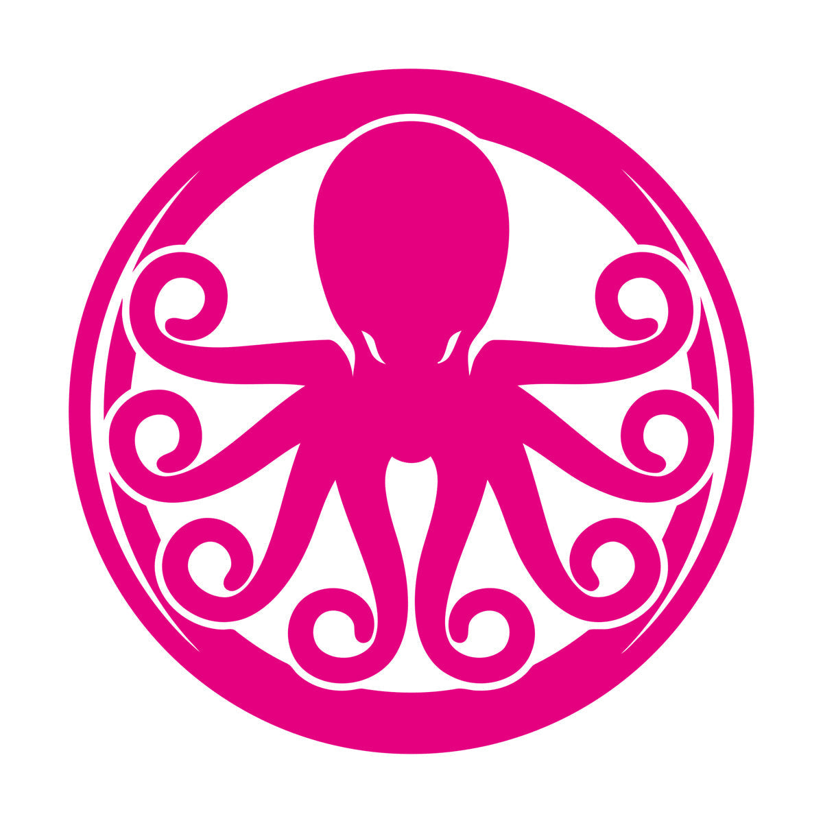 Lettering Decals Octopus Ornament Ocean Sea Marine Animal Glass Stickers