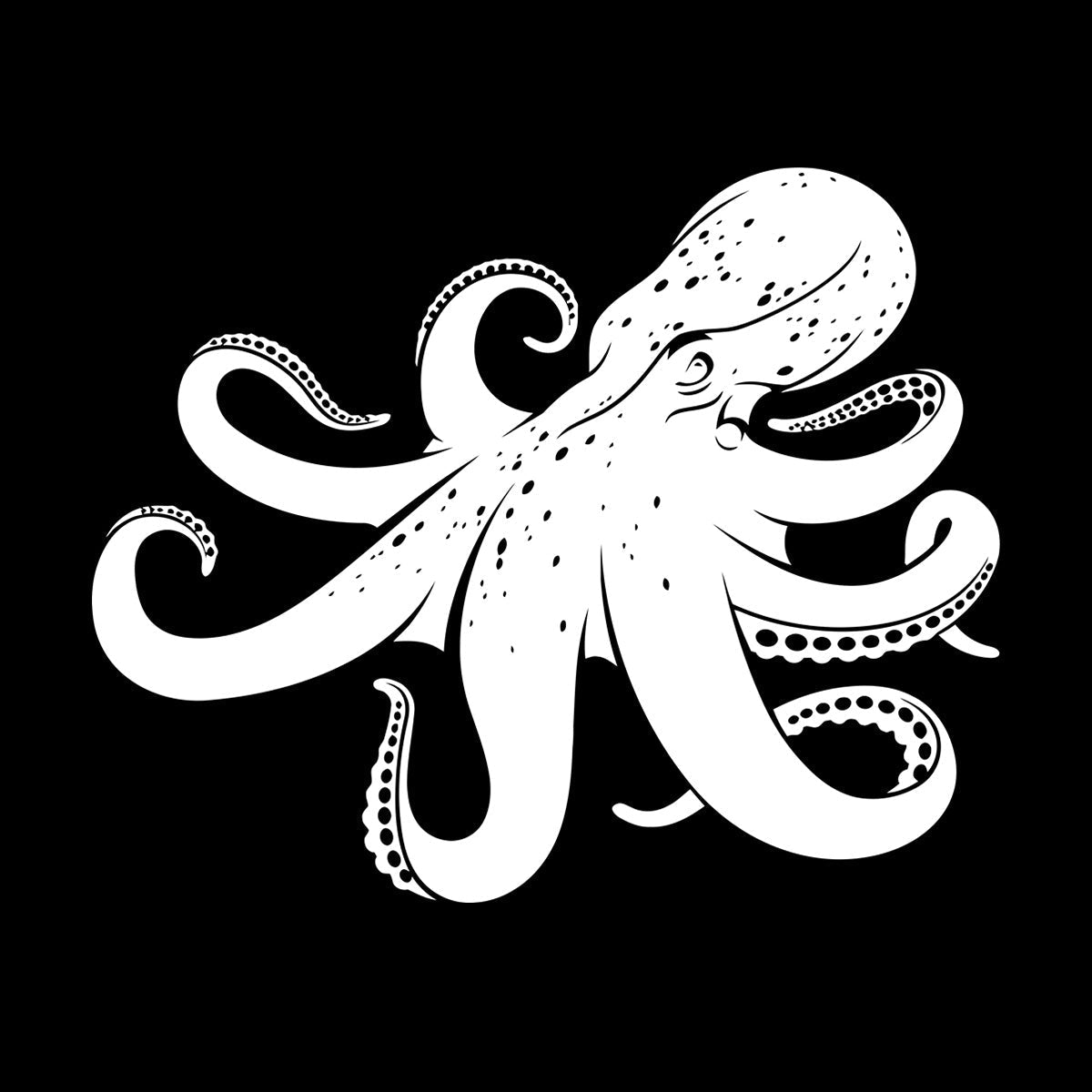 Vinyl Wall Stickers Octopus Sea Monster Ocean Animal Beast Self Adhesive