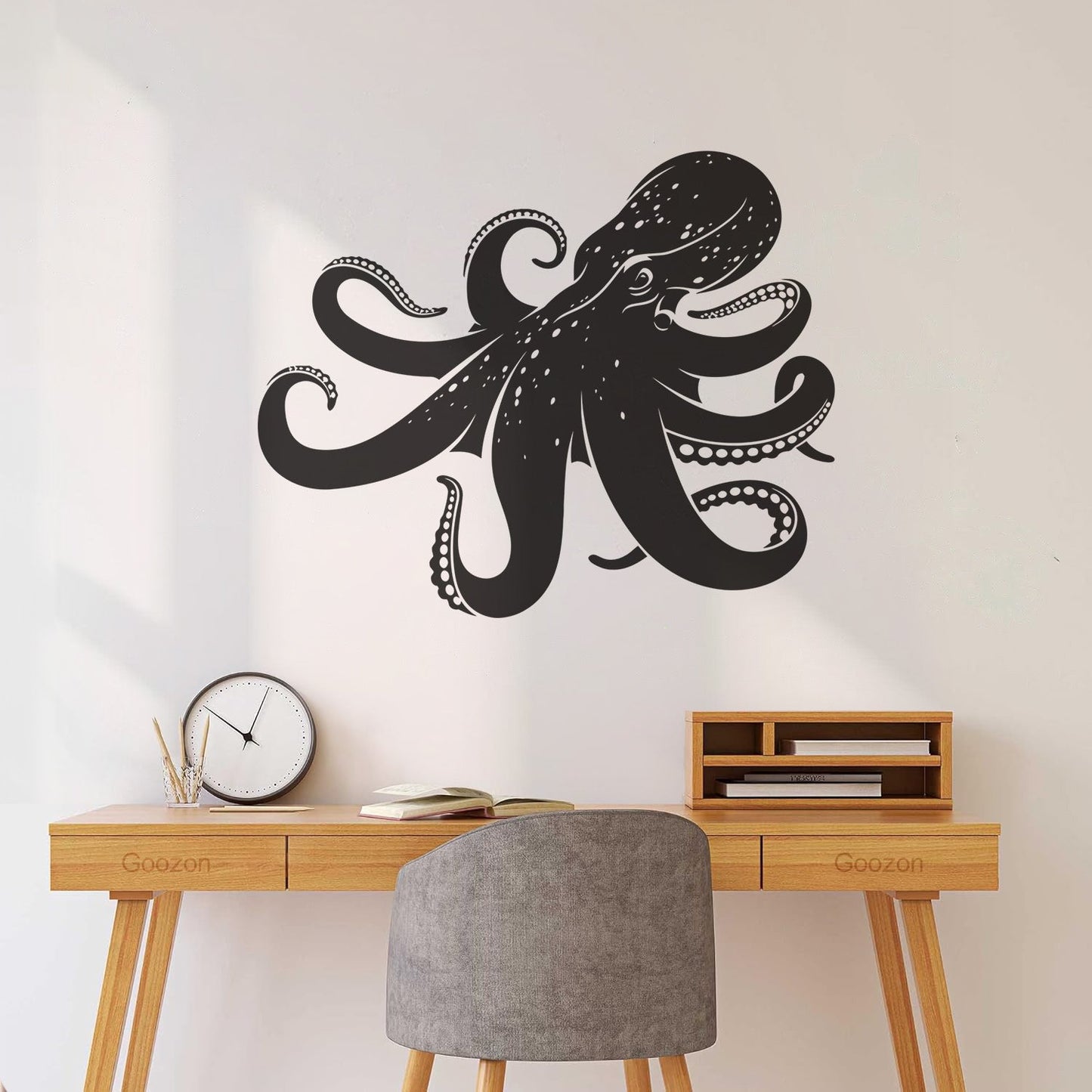 Vinyl Wall Stickers Octopus Sea Monster Ocean Animal Beast Self Adhesive