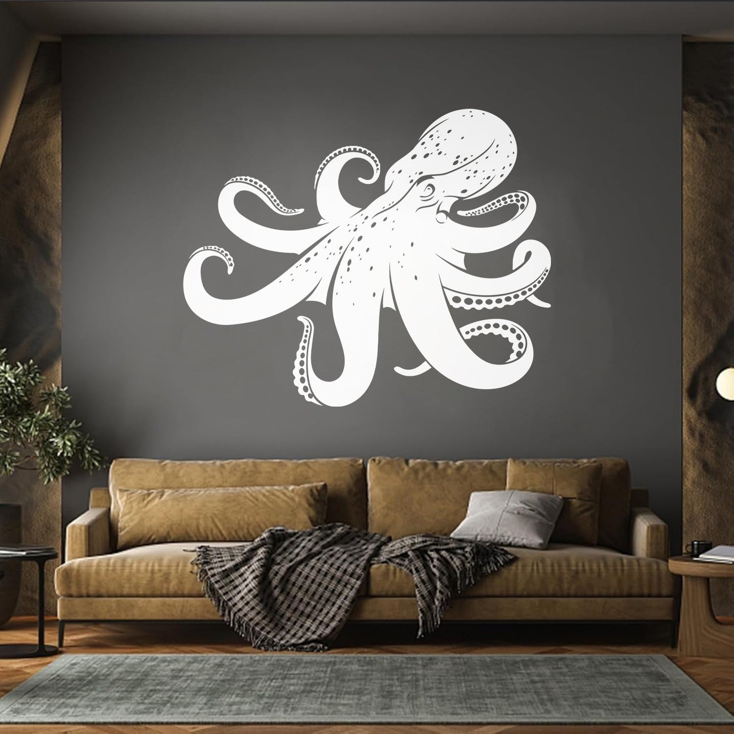 Vinyl Wall Stickers Octopus Sea Monster Ocean Animal Beast Self Adhesive