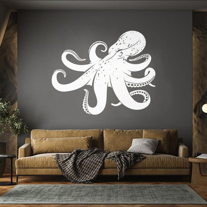 Vinyl Wall Stickers Octopus Sea Monster Ocean Animal Beast Self Adhesive