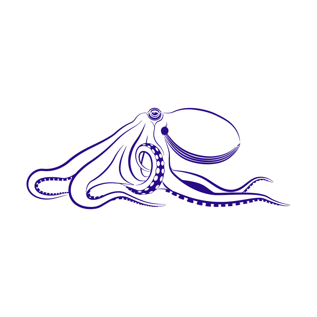 Octopus Sea Ocean Monster Animal Marine Style Wall Decals Do Not Damage The Wall Surface