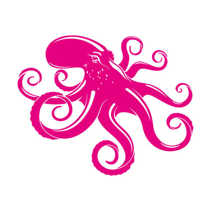 Engraving Decals Octopus Tentacles Animal Ocean Marine Style Equipped With Transfer Film Kit