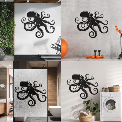 Engraving Decals Octopus Tentacles Animal Ocean Marine Style Equipped With Transfer Film Kit