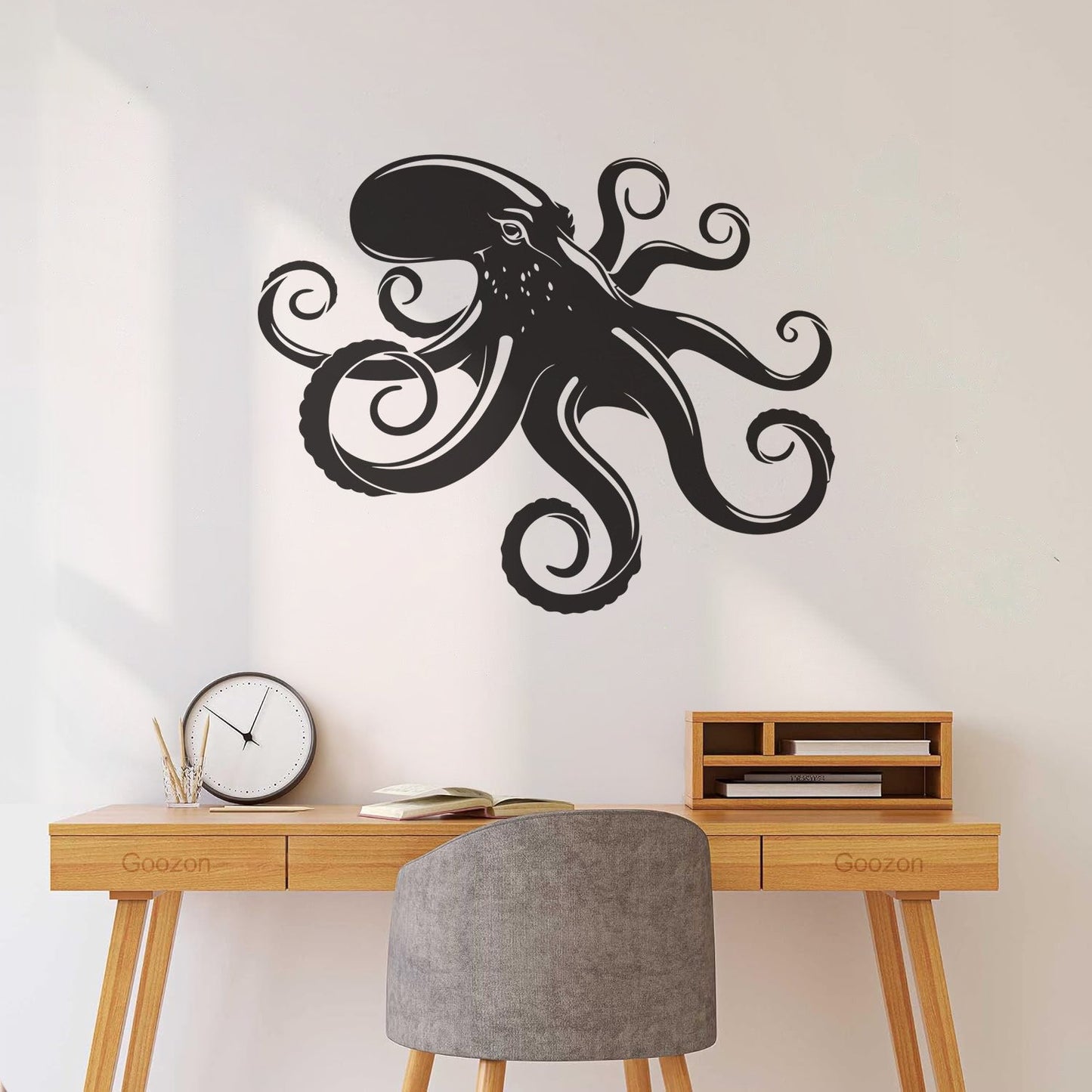 Engraving Decals Octopus Tentacles Animal Ocean Marine Style Equipped With Transfer Film Kit