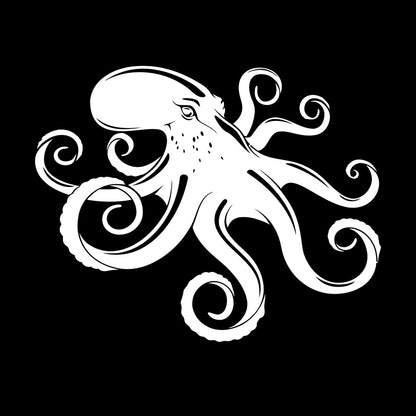 Engraving Decals Octopus Tentacles Animal Ocean Marine Style Equipped With Transfer Film Kit