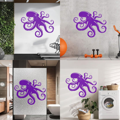 Engraving Decals Octopus Tentacles Animal Ocean Marine Style Equipped With Transfer Film Kit