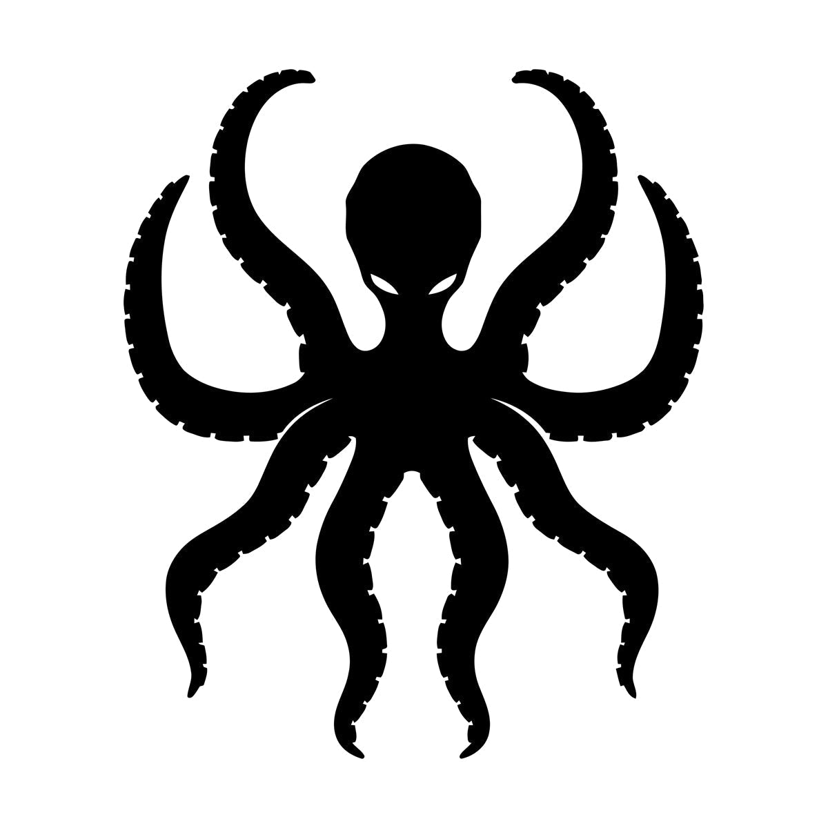 Mural And Wall Vinyl Decal Octopus Tentacles Marine Animal Ocean Easy Installation