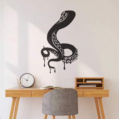 Wall Vinyl Sticker Decor Octopus Tentacles Ocean Marine Sea Animal Multiple Size Options
