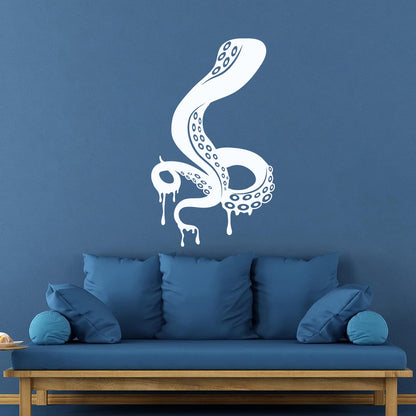 Wall Vinyl Sticker Decor Octopus Tentacles Ocean Marine Sea Animal Multiple Size Options