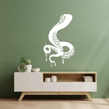 Wall Vinyl Sticker Decor Octopus Tentacles Ocean Marine Sea Animal Multiple Size Options