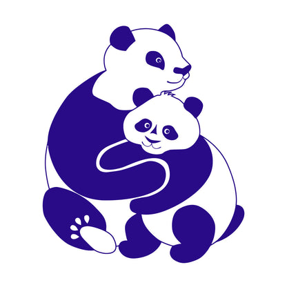 Lettering Stickers Panda Animal Baby Ation Kids Window Decals