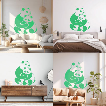Lettering Stickers Panda Animal Baby Ation Kids Window Decals