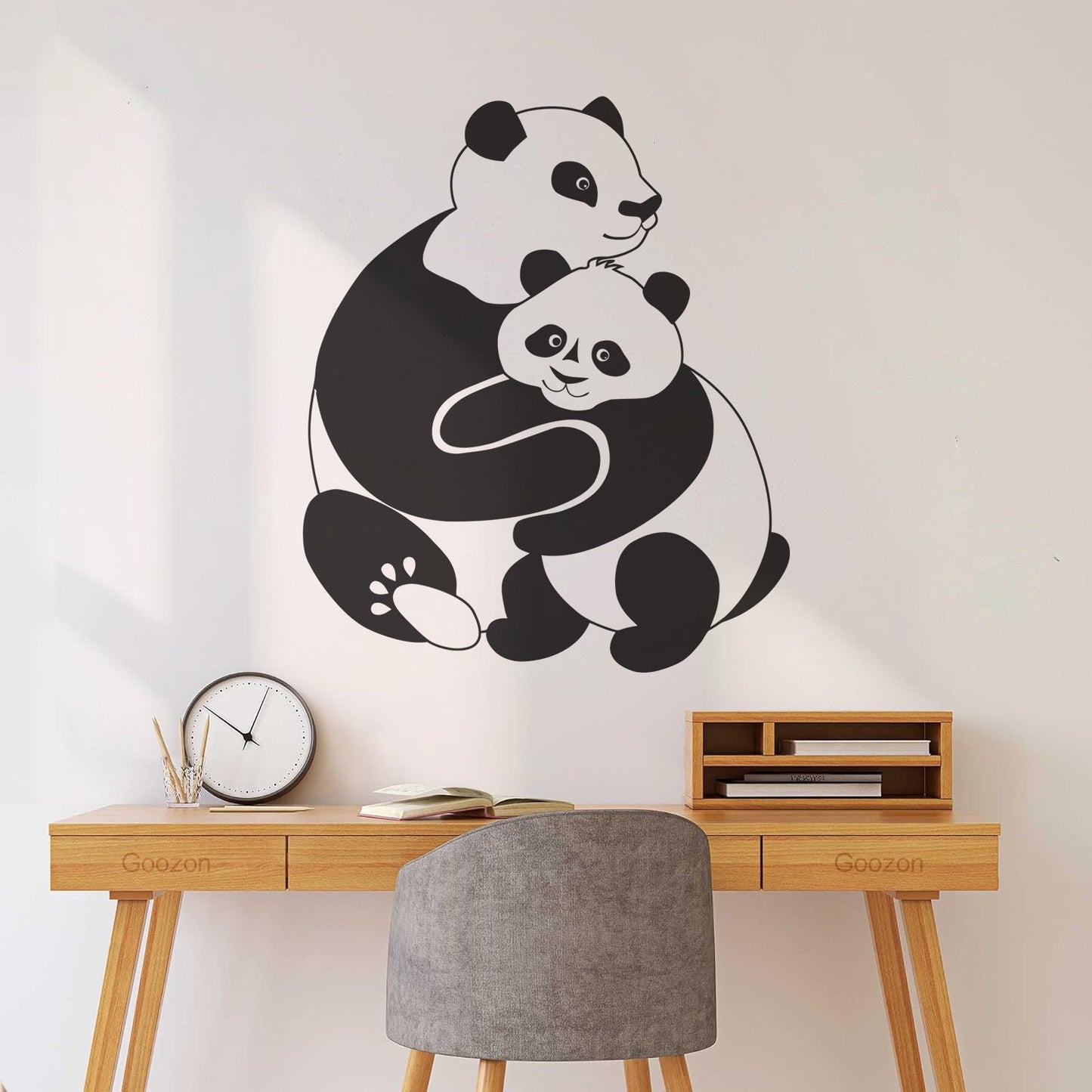 Lettering Stickers Panda Animal Baby Ation Kids Window Decals