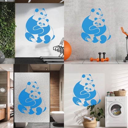 Lettering Stickers Panda Animal Baby Ation Kids Window Decals