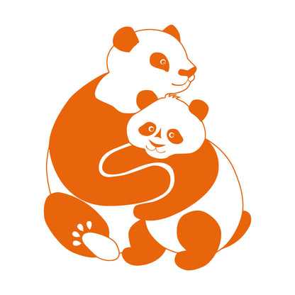 Lettering Stickers Panda Animal Baby Ation Kids Window Decals