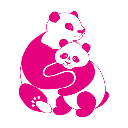 Lettering Stickers Panda Animal Baby Ation Kids Window Decals