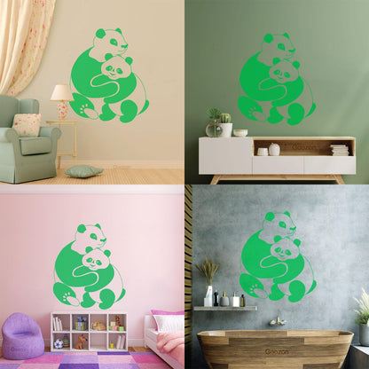 Lettering Stickers Panda Animal Baby Ation Kids Window Decals