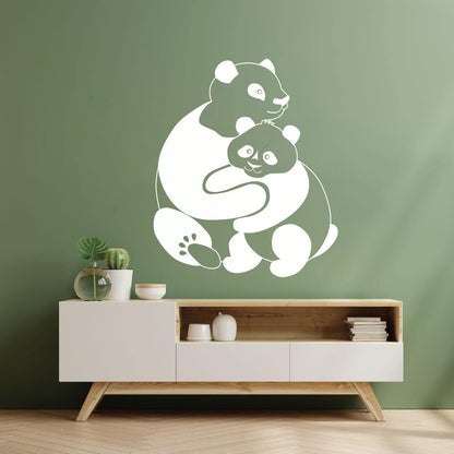 Lettering Stickers Panda Animal Baby Ation Kids Window Decals