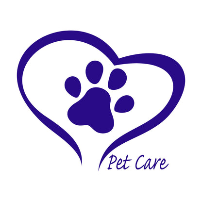 Pet Care Home Animals Love Paw Prints Engraving Decals Store Decoration