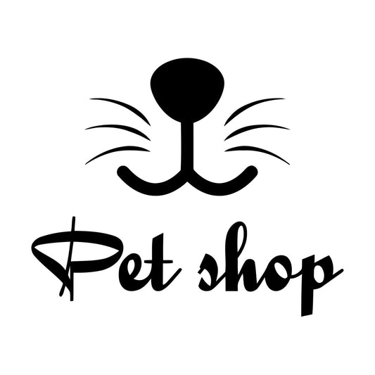 Engraving Stickers Pet Shop Home Animals Nursery Multi Color Selection