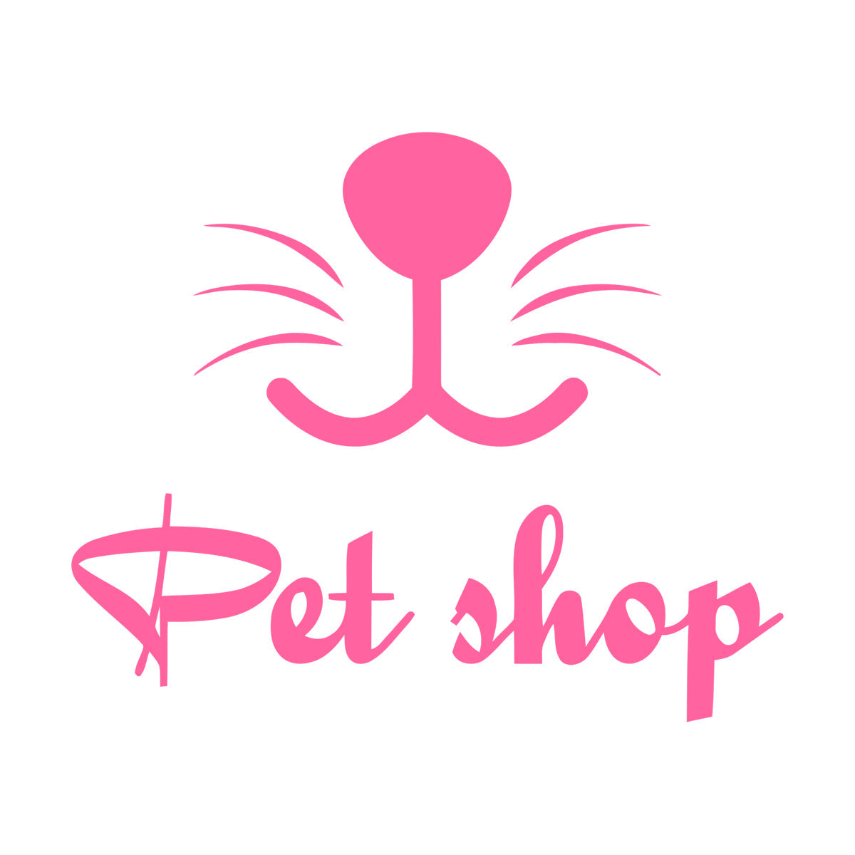 Engraving Stickers Pet Shop Home Animals Nursery Multi Color Selection