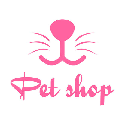 Engraving Stickers Pet Shop Home Animals Nursery Multi Color Selection